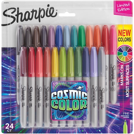 Cosmic Color Fine Point Markers, 24PK